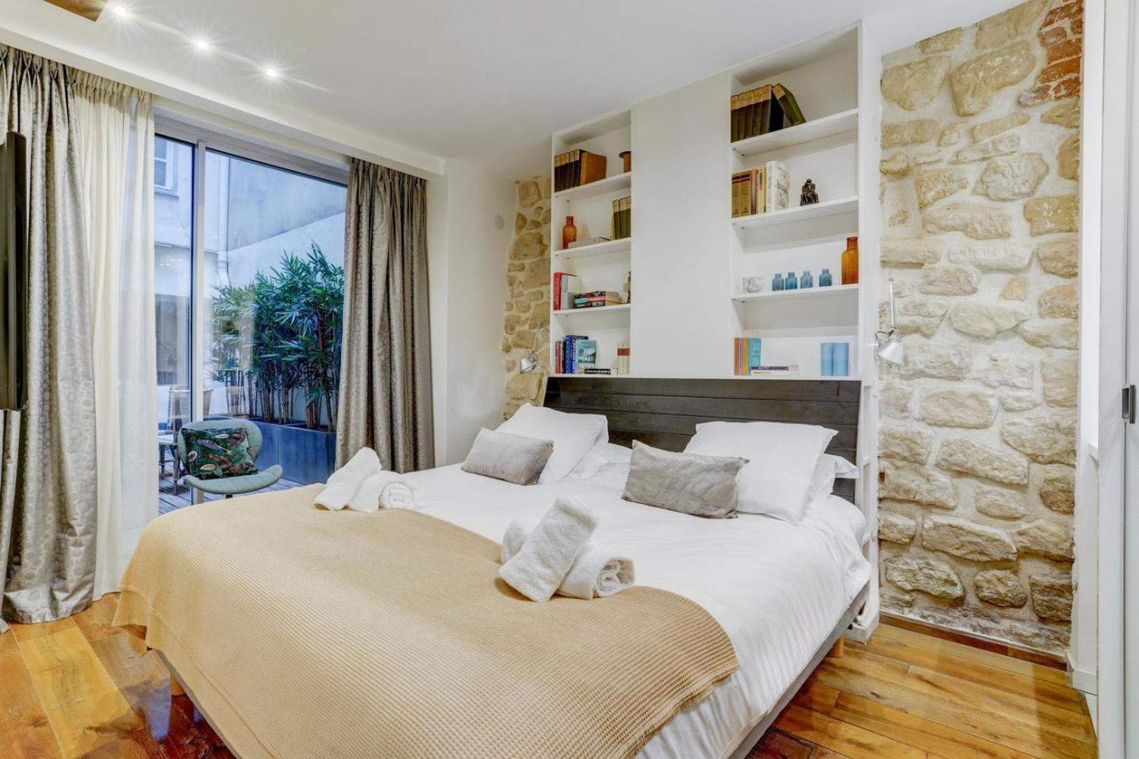 Jardin Prive - Gorgeous 3 Bed House In Le Marais Appartement Parijs